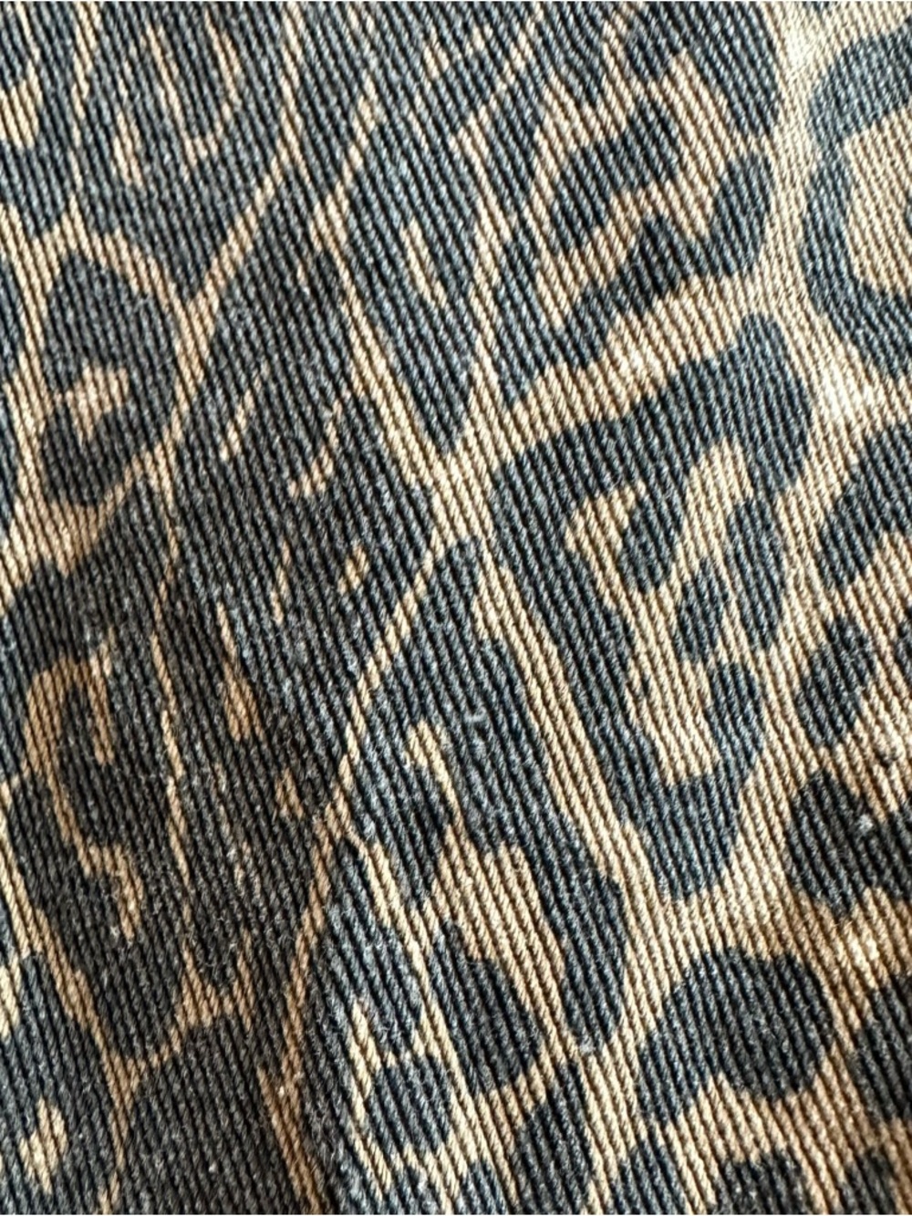 ENTRO Leopard Print Puff Sleeve Mini Dress Size Small Button Front Boho Chic - Picture 7 of 7